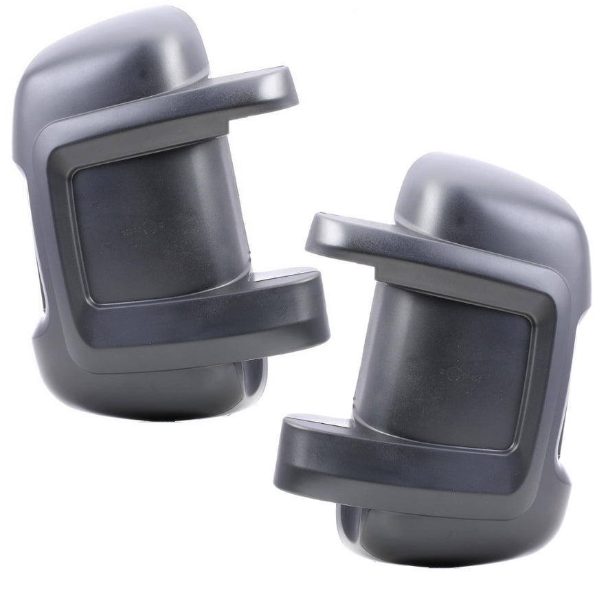 Citroen Relay 2006-2020 Short Arm Wing Mirror Covers Black Left & Right Side Pair