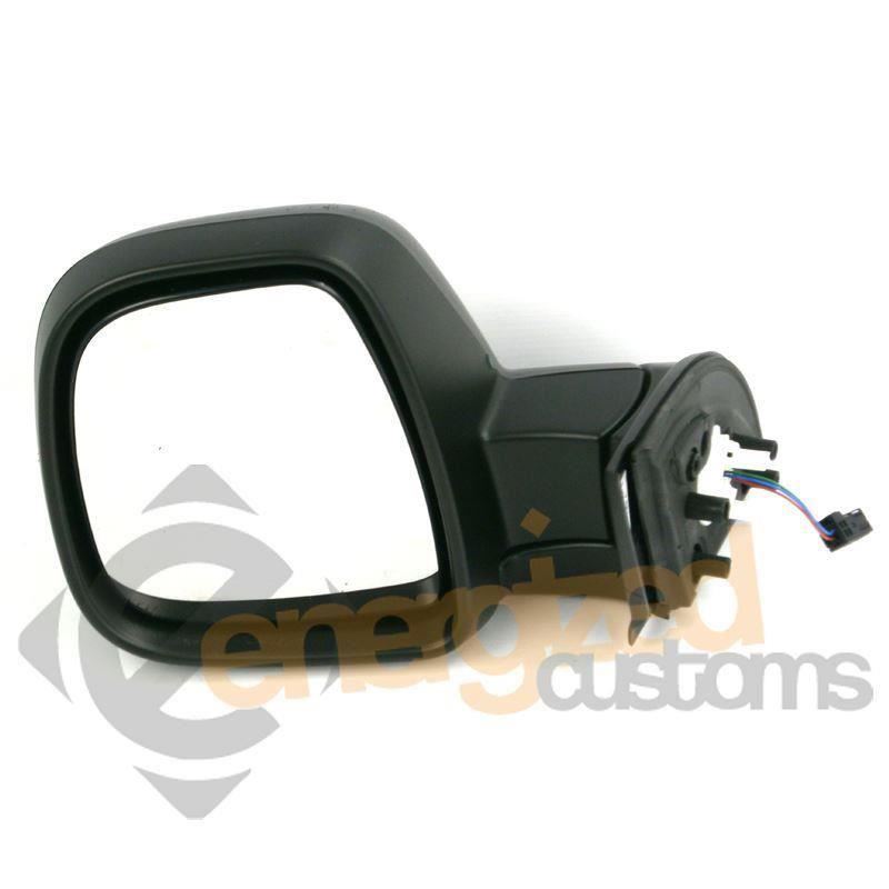 Peugeot Partner 2012-2019 Electric Black Cover Wing Mirror Door Left Side