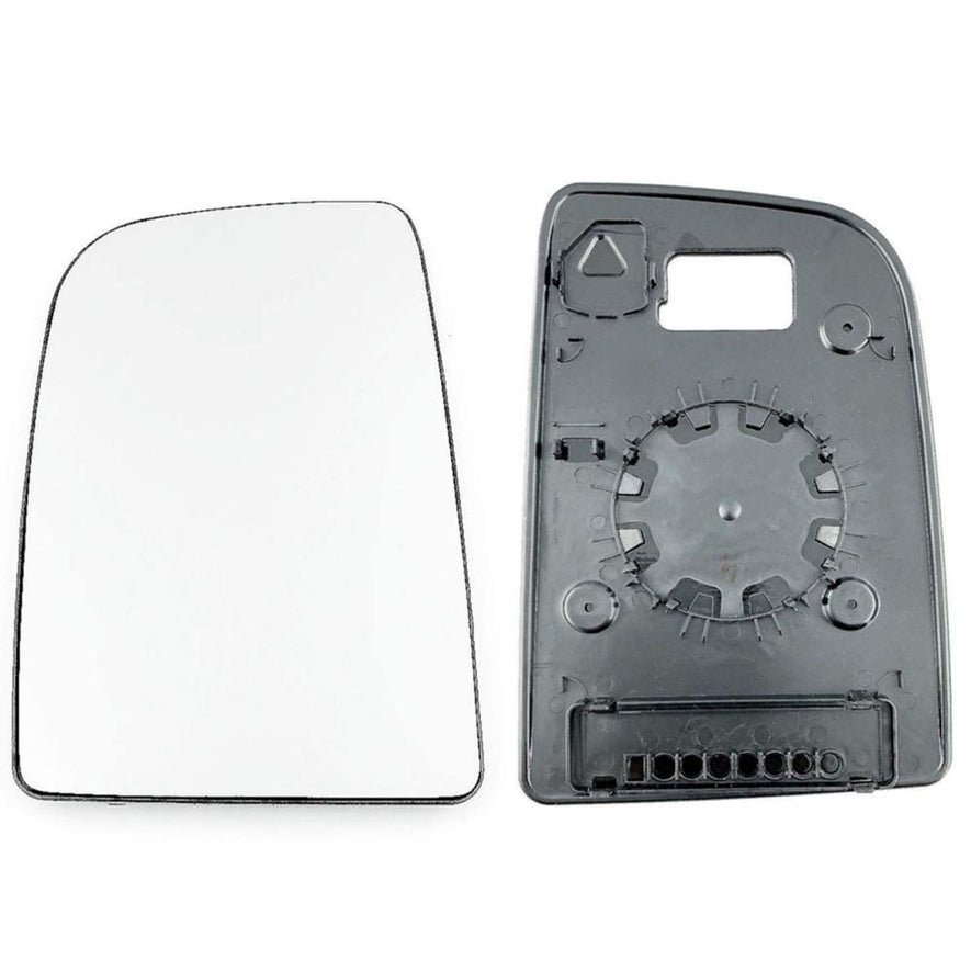 VW Crafter 2006-2016 Upper Door Wing Mirror Glass Left Push On Round