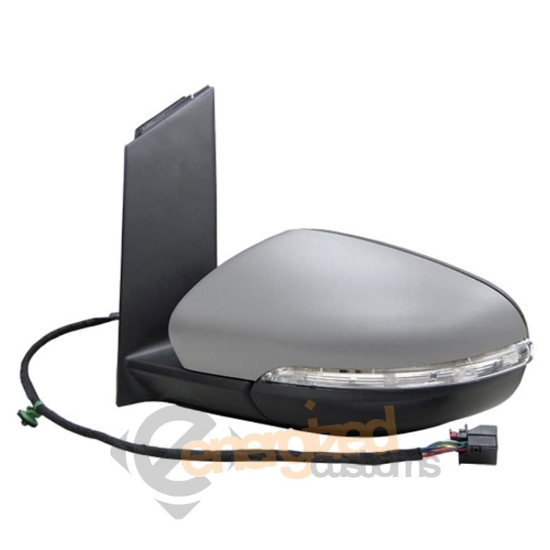 VW Touran Mk2 2010-2016 Electric Door Wing Mirror Primed Passenger Side Left
