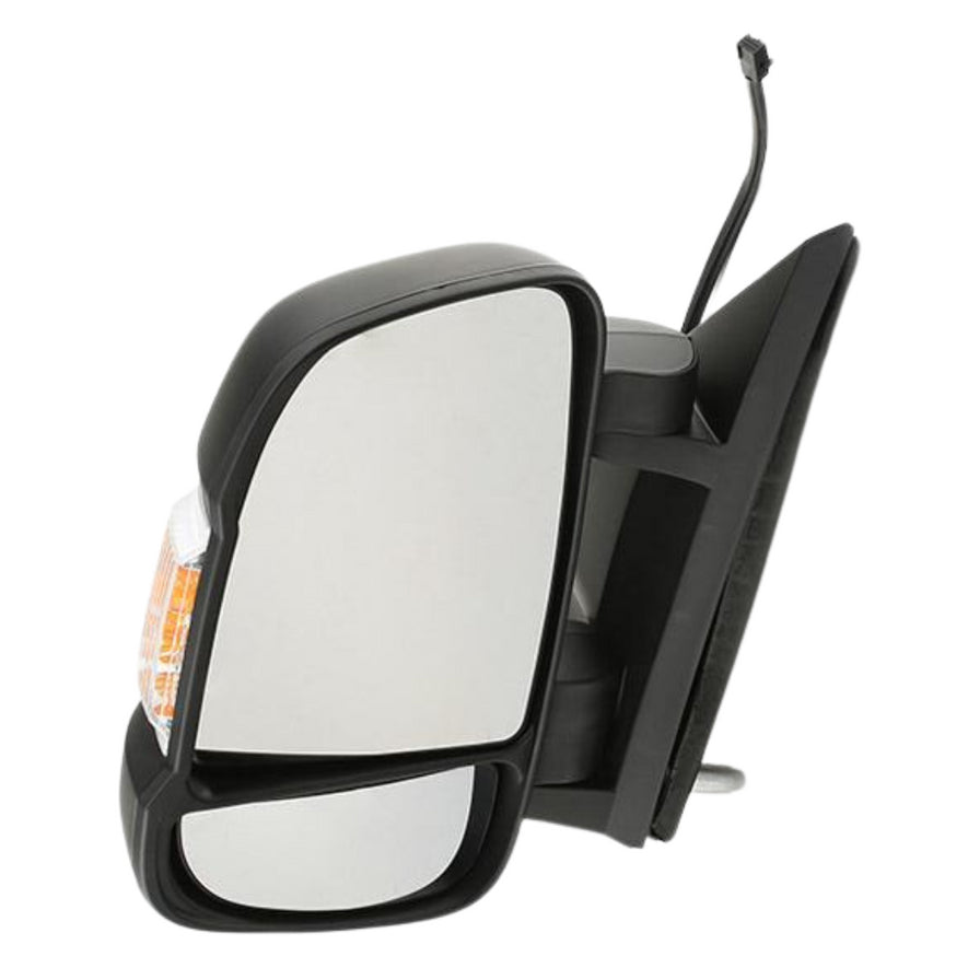 Fiat Ducato Van 2006-2024 Short Arm Electric Black Wing Door Mirror Passenger Side