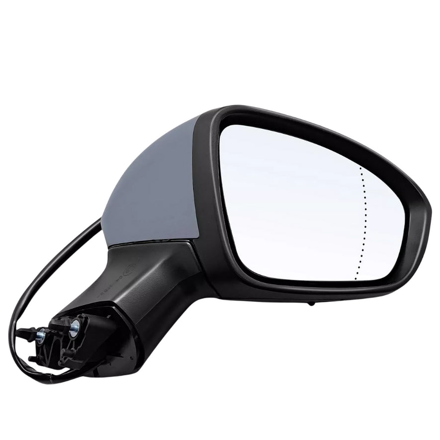 Renault Clio MK5 2019-2024 Electric Powerfold Primed Door Wing Mirror Right Side