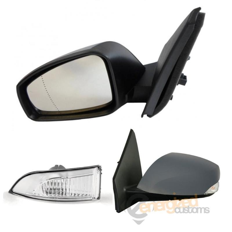 Renault Megane Mk3 2008-2016 Electric Primed Wing Door Mirror Passenger Side Left