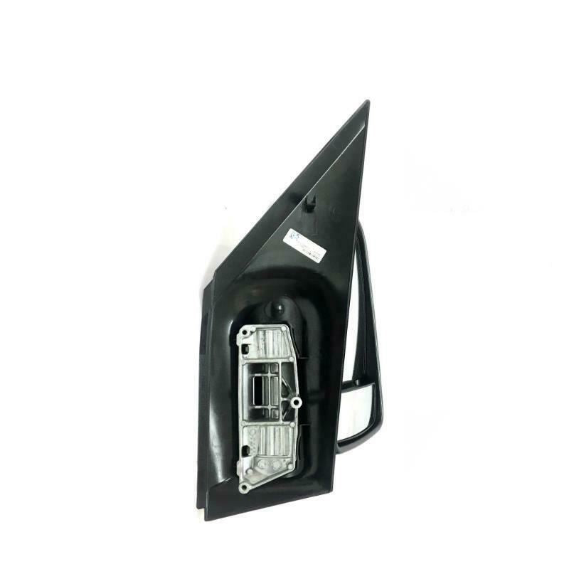 VW Crafter 2006-2016 Manual Short Arm Wing Door Mirror Black Cover Drivers Side