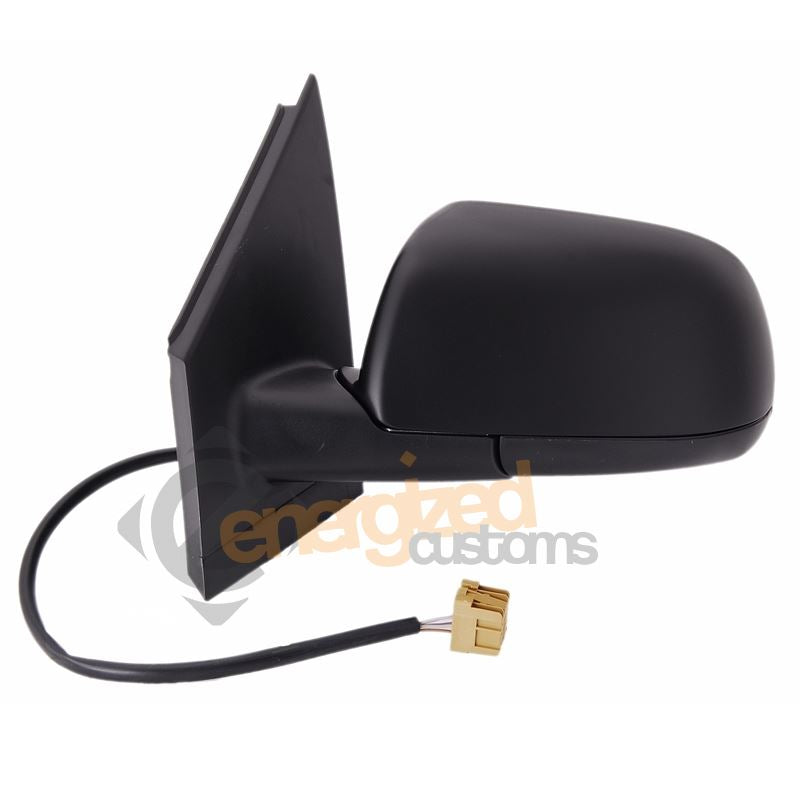 VW Polo Mk4 9N 2002-2005 Electric Wing Door Mirror Black Cover Passenger Side