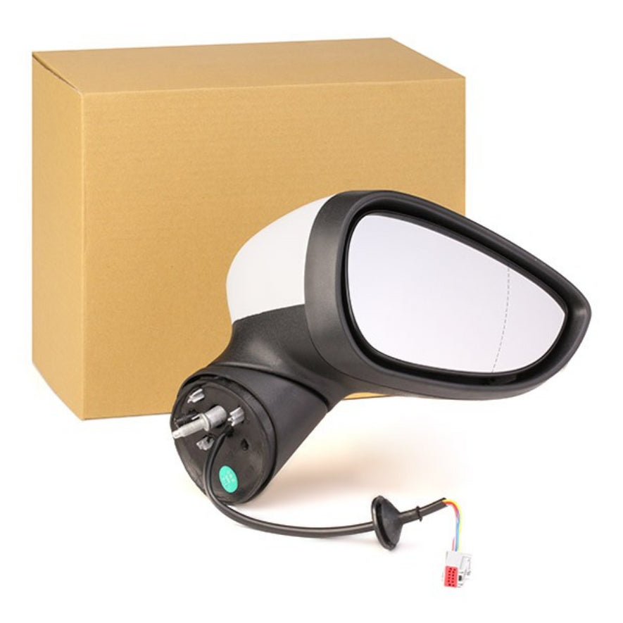 Ford Fiesta Mk7 2013-2018 Electric Wing Door Mirror Primed Drivers Side Right