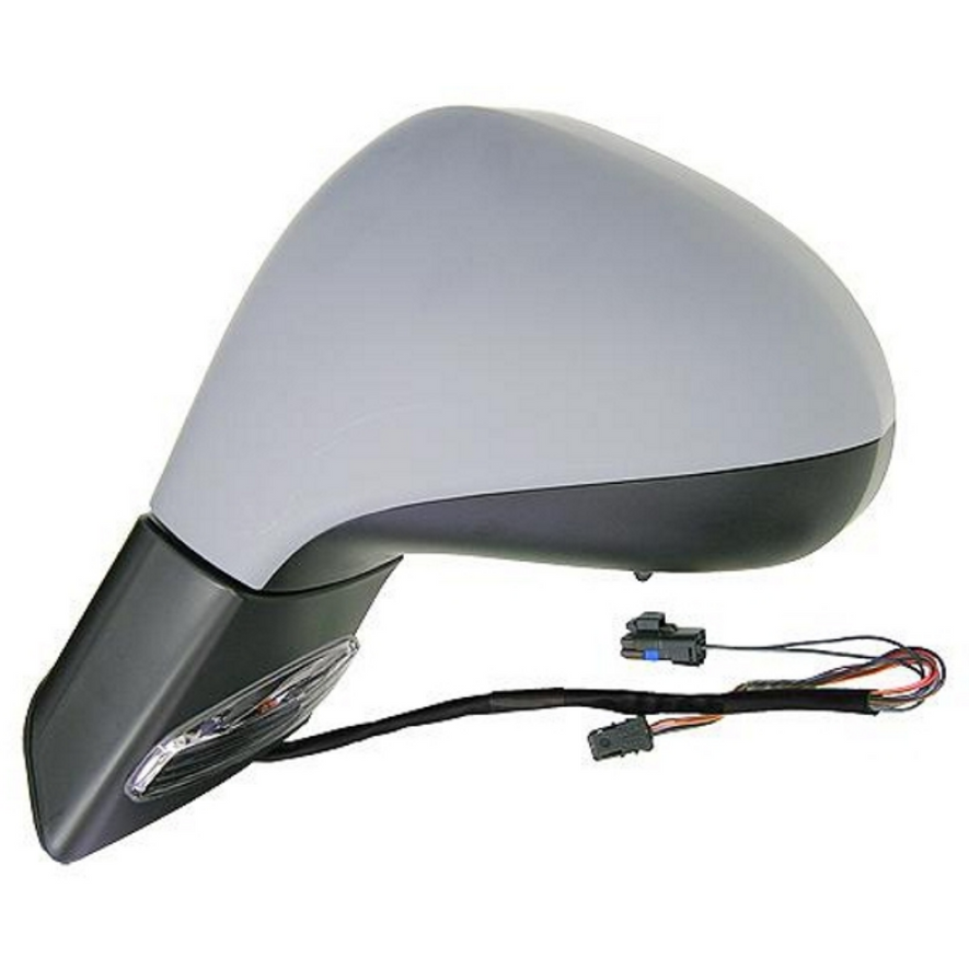 Peugeot 308 2007-2015 Electric Door Wing Mirror Primed Passenger Side Left