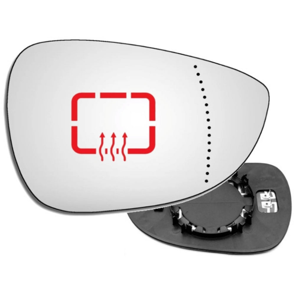 Ford Fiesta MK7 2008-2018 Heated Door Wing Mirror Glass UK Right Drivers Side