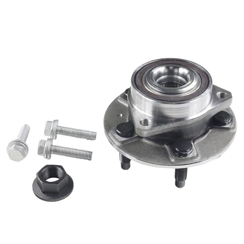 For Saab 9-5 Saloon 2010-2012 Front Hub Wheel Bearing Kits Pair ABS Ring