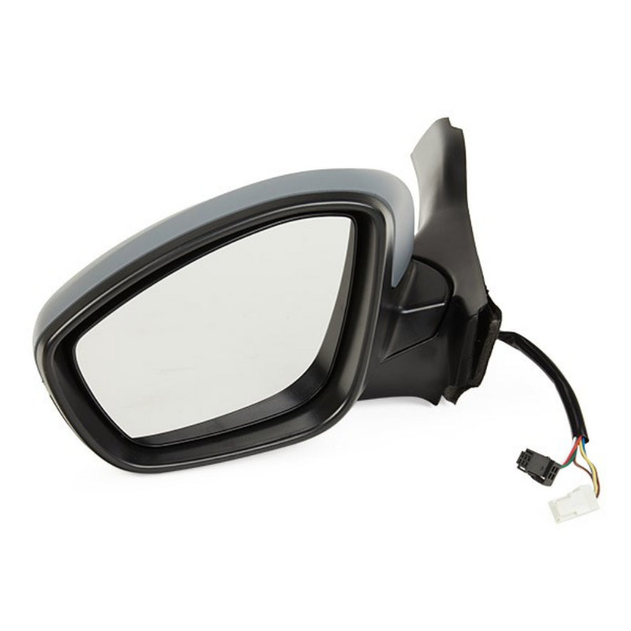 Peugeot 208 Wing Door Mirror Electric 2012-2016 Grey Primed Cover Passenger Side