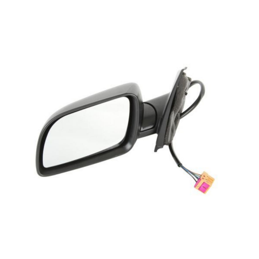 VW Polo Mk4 9N 2002-2005 Electric Wing Door Mirror Black Cover Passenger Side