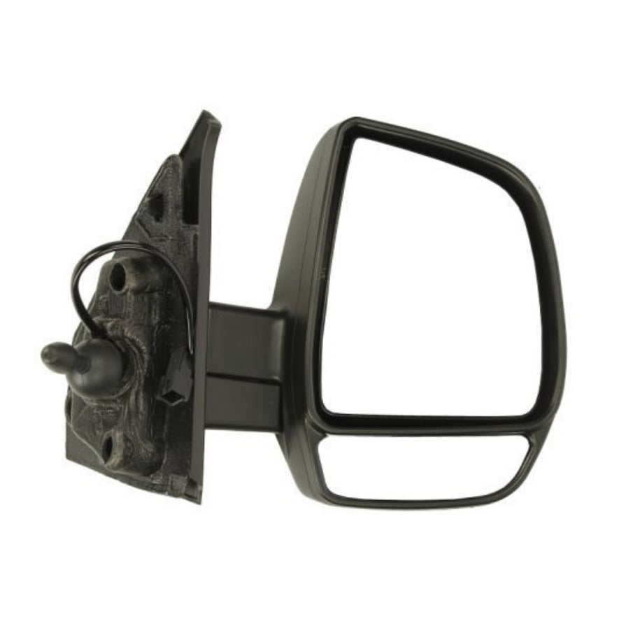 Vauxhall Combo 2011-2015 Twin Glass Cable Black Wing Mirror Drivers Side