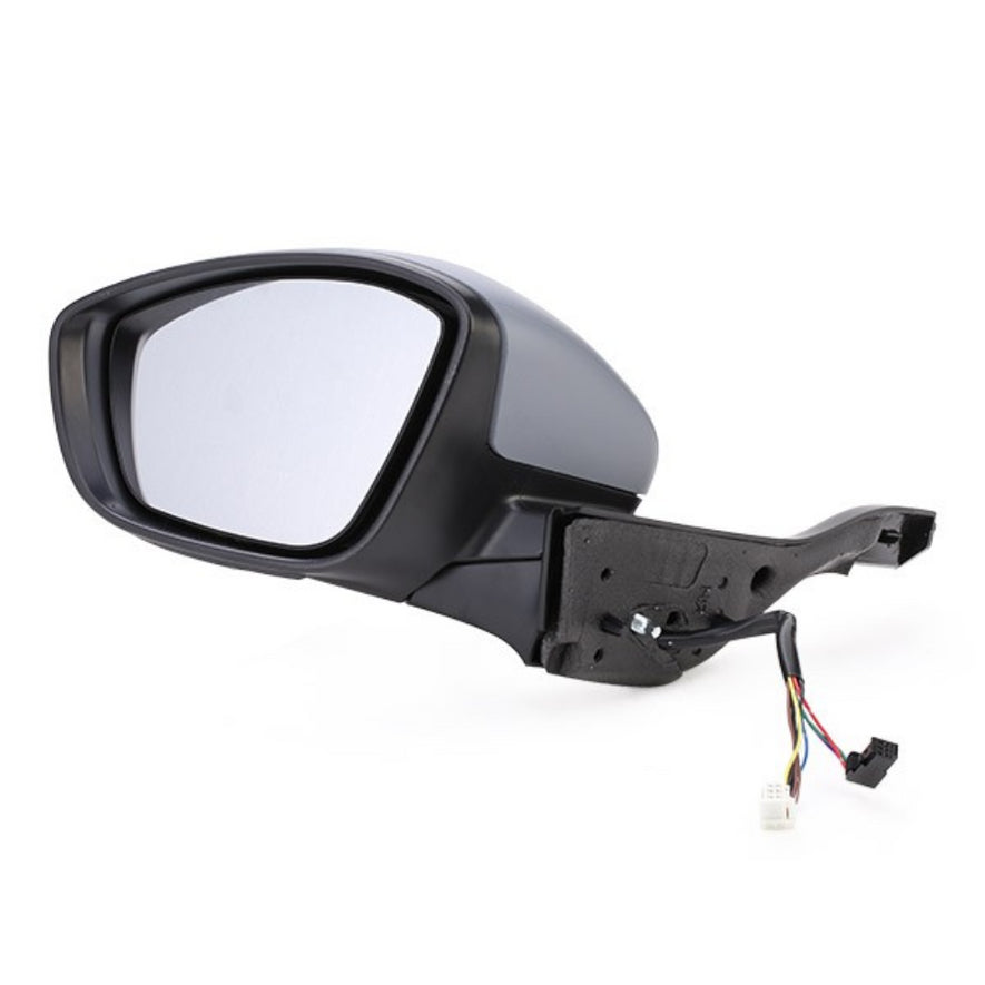 Peugeot 208 Wing Door Mirror Electric 2012-2016 Grey Primed Cover Passenger Side