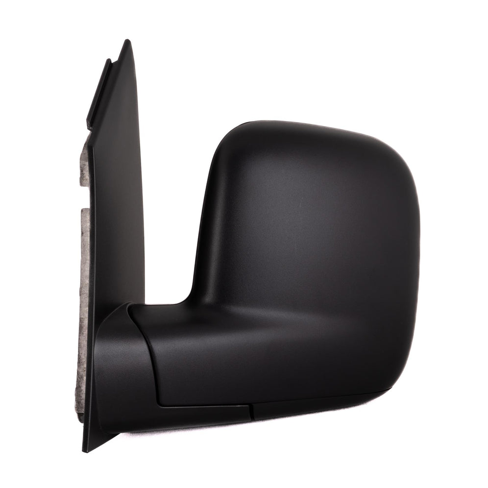 VW Caddy Van 2010-2016 Manual Black Door Wing Mirror Left Side