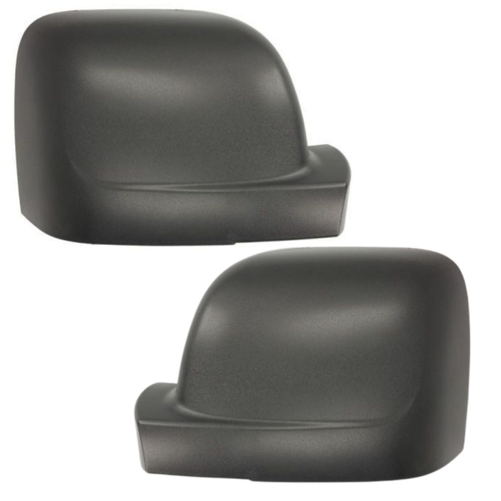 Renault Trafic 2014-2020 Wing Mirror Covers Black Left & Right Side Pair