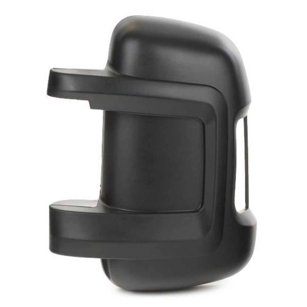 Fiat Ducato 2006-2020 Short Arm Wing Mirror Cover Black Left Side