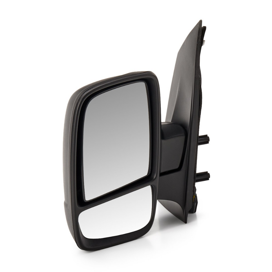 Peugeot Expert 2007-2016 Electric Door Wing Mirror Twin Glass Black Left Side