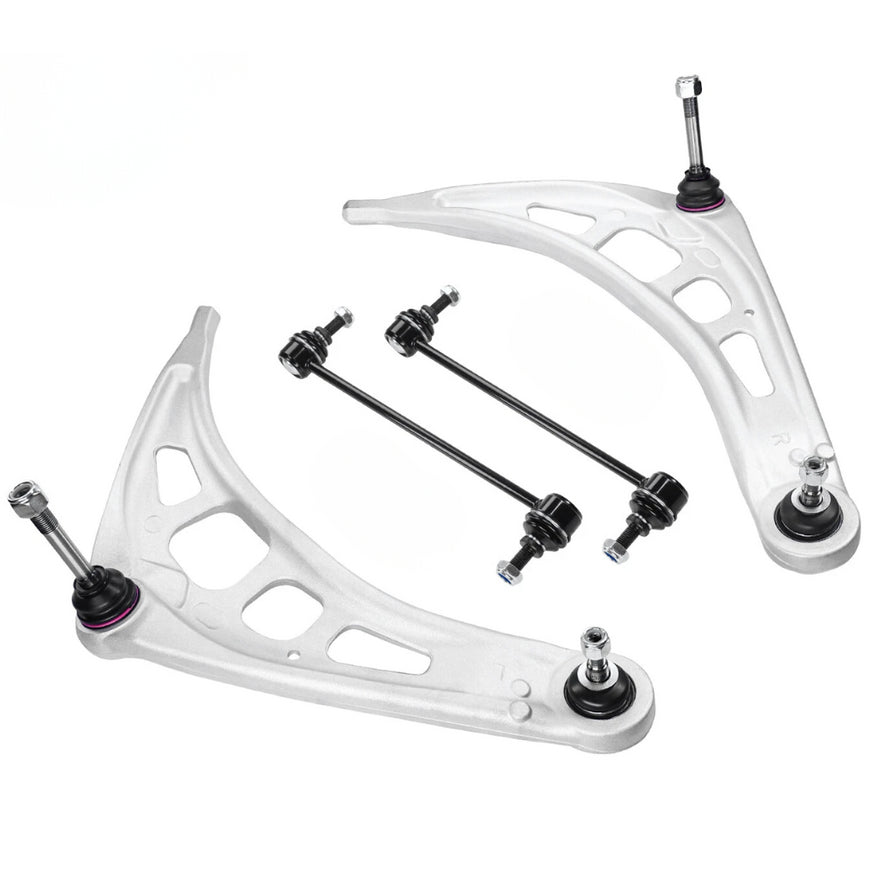BMW 3 Series E46 1998-2005 Front Lower Wishbones Arms Drop Links Pair