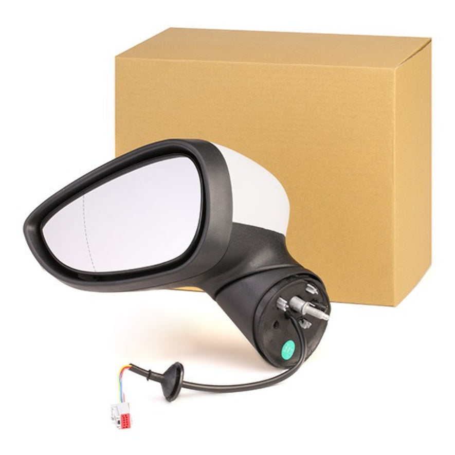 Ford Fiesta MK7 2013-2018 Electric Wing Door Mirror Primed Passenger Side Left