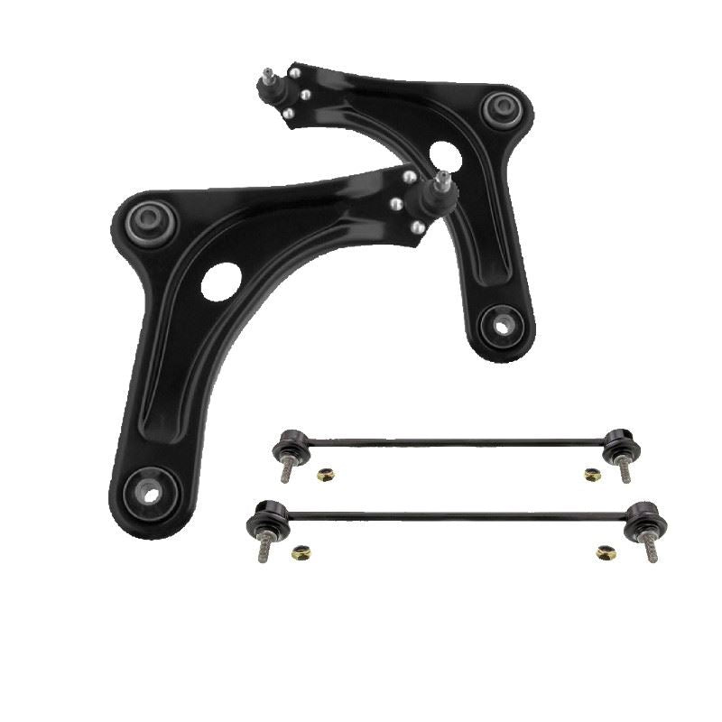 For Citroen C4 Cactus 2014-2017 Front Lower Wishbones Arms and Drop Links Pair