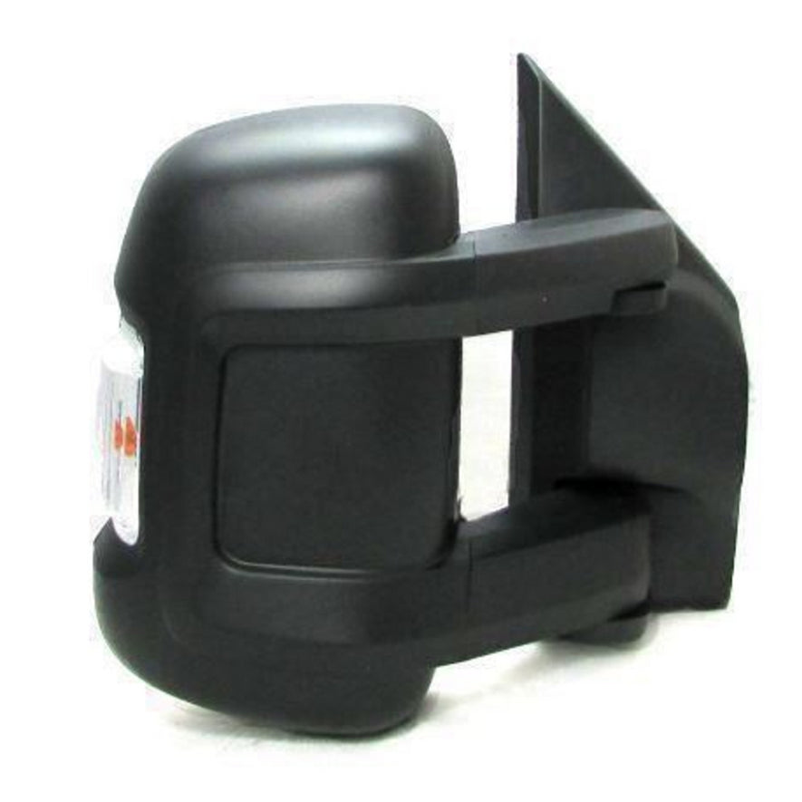 Fiat Ducato 2006-2023 Medium Arm Electric Black Wing Door Mirror Right Temp Sensor