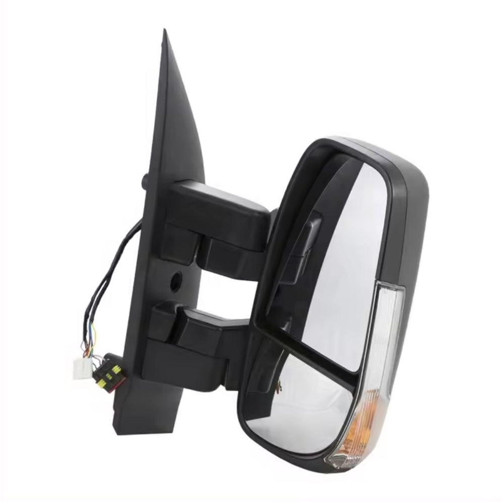 Iveco Daily 2014-2021 Electric Black Short Arm Wing Door Mirror Right Side