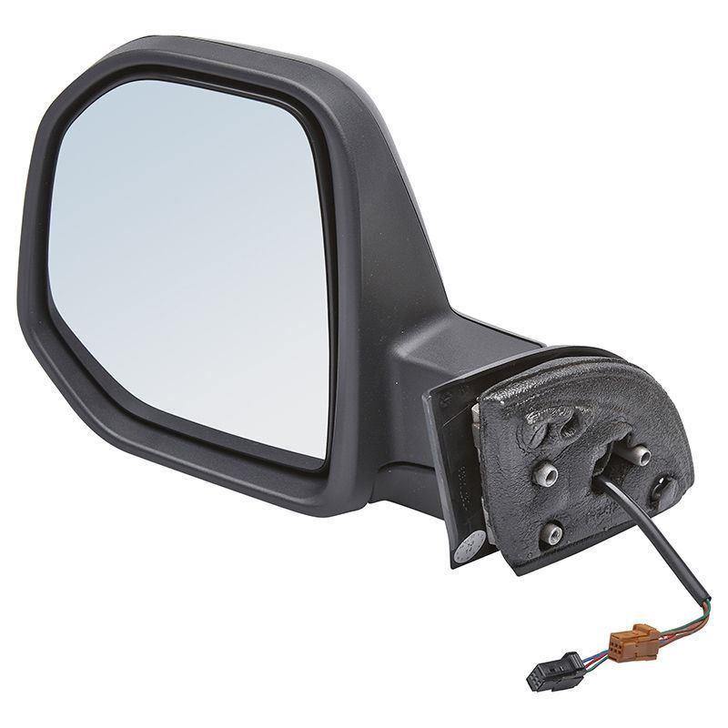 Citroen Berlingo 2008-2012 Door Wing Mirror Black Electric Heated Left Side - SparesHut