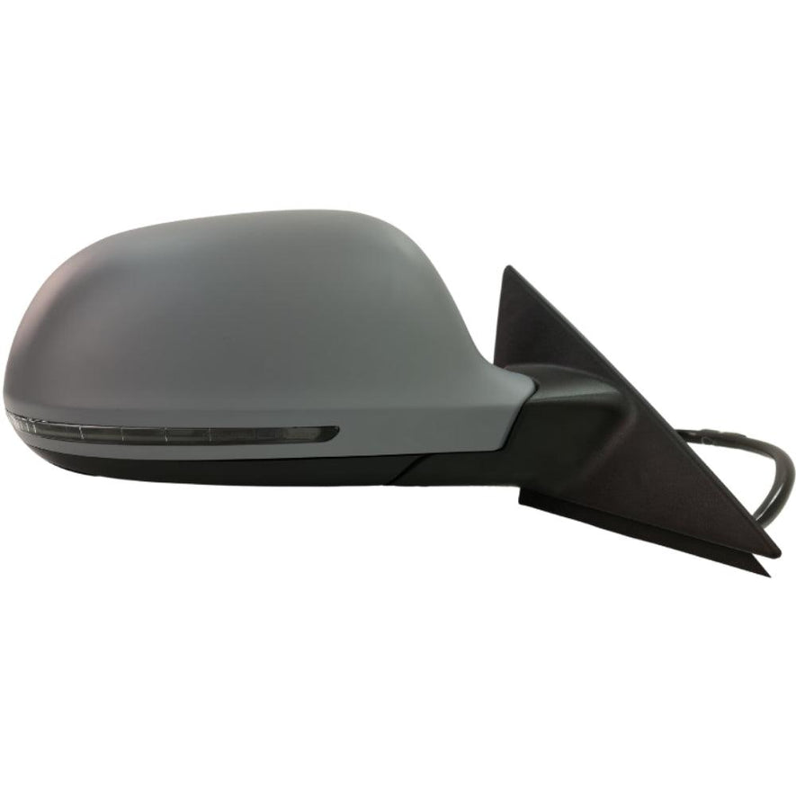 Audi A3 Sportback 2008-2010 Electric Primed Door Wing Mirror Right Side - Spares Hut