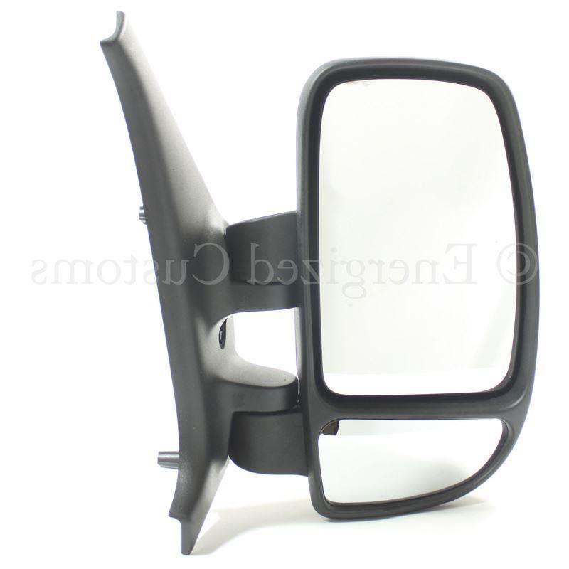 Nissan Interstar Van 2003-2011 Manual Adjust Black Wing Door Mirror Drivers Side - Spares Hut