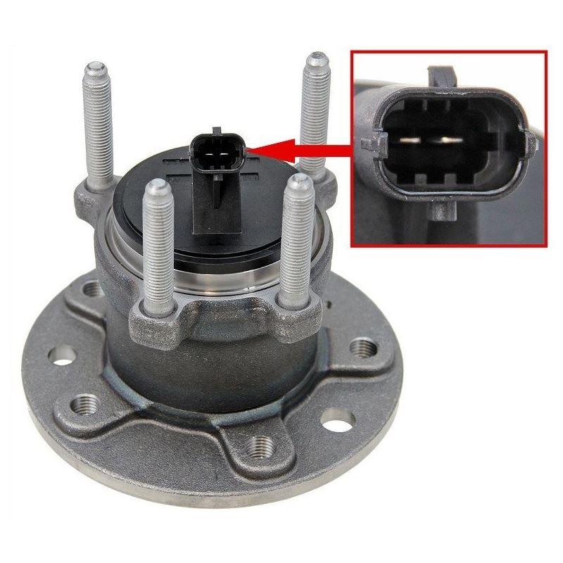 Saab 9-3 2002-2012 Rear Hub Wheel Bearing Kit Inc ABS Sensor - Spares Hut