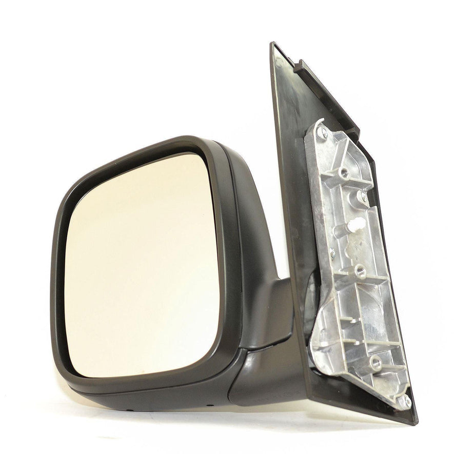 VW Caddy Van 2010-2016 Manual Black Door Wing Mirror Left Side - Spares Hut