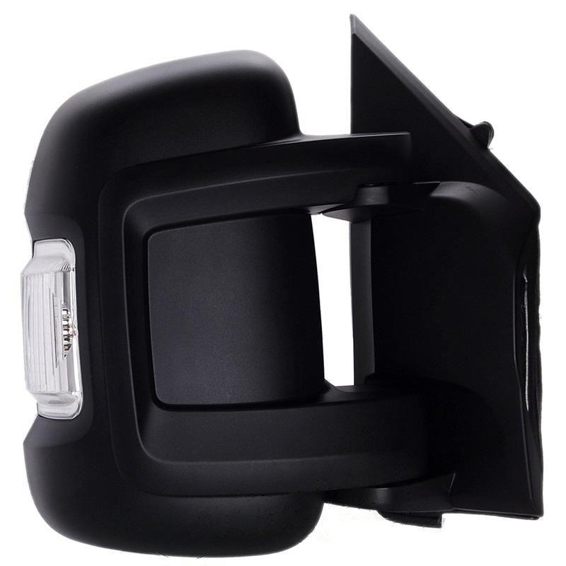 Peugeot Boxer Van 2006-2017 Manual Short Arm Black Wing Door Mirror Drivers Side - Spares Hut