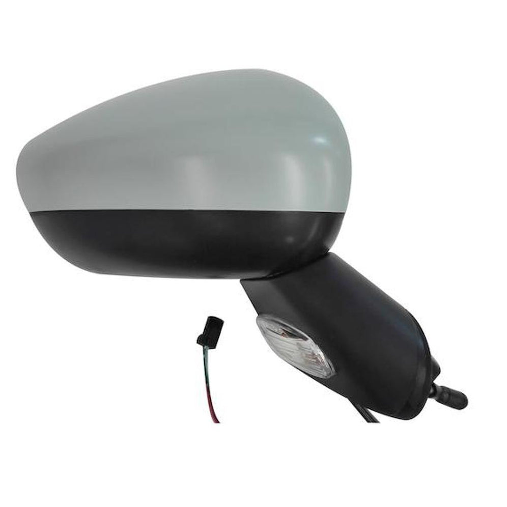 Citroen C3 Mk2 2009-2016 Electric Door Wing Mirror Primed Drivers Side Right - SparesHut