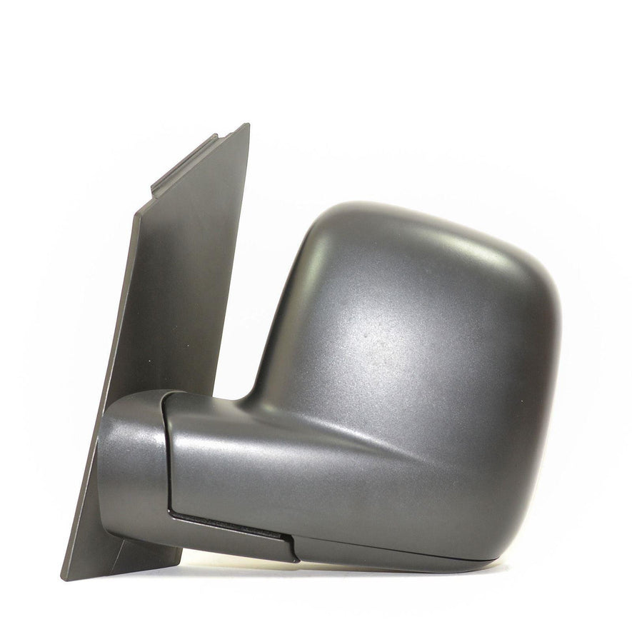 VW Caddy Van 2010-2016 Manual Black Door Wing Mirror Left Side - Spares Hut