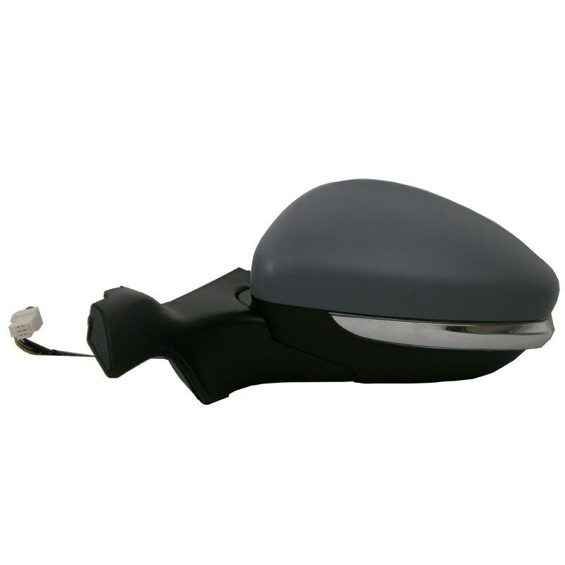 Peugeot 2008 2012-2020 Electric Door Wing Mirror Primed Cover Left Side - Spares Hut