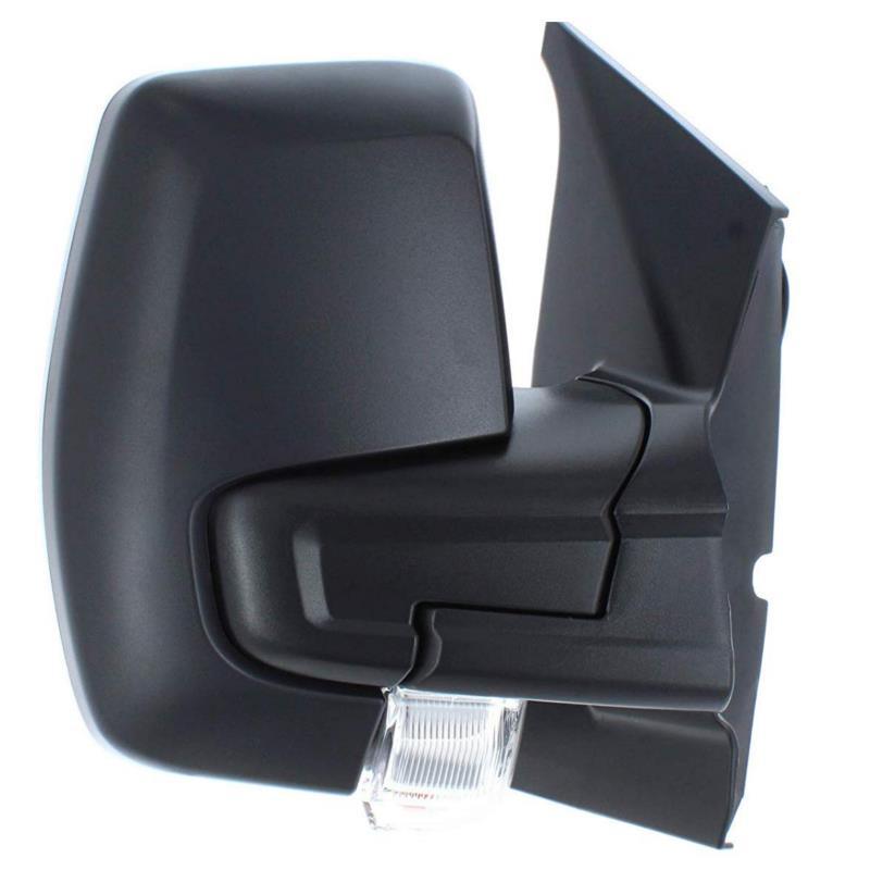 Ford Transit Custom 2012-2019 Black Electric Wing Door Mirror Drivers Side Right - Spares Hut