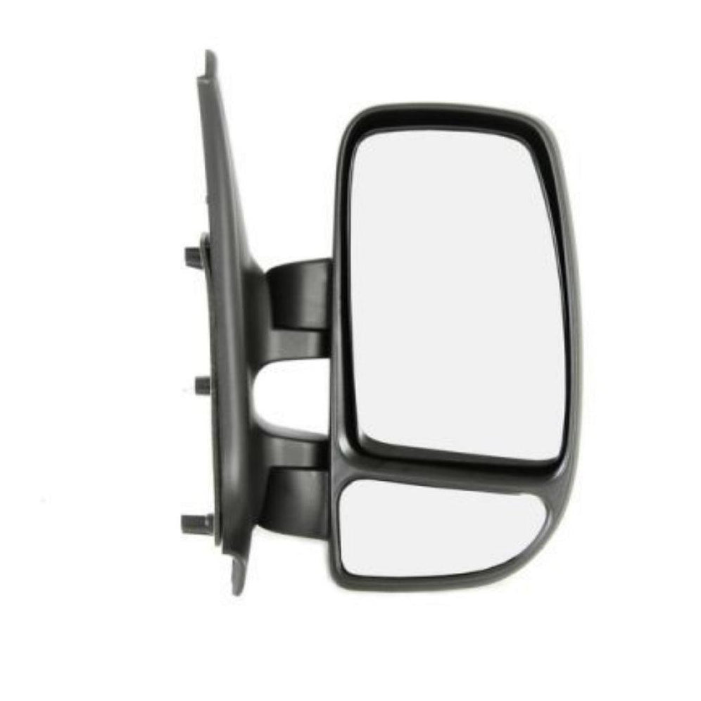 Renault Master Van 2003-2010 Manual Wing Door Mirror Black Cover Drivers Side - Spares Hut