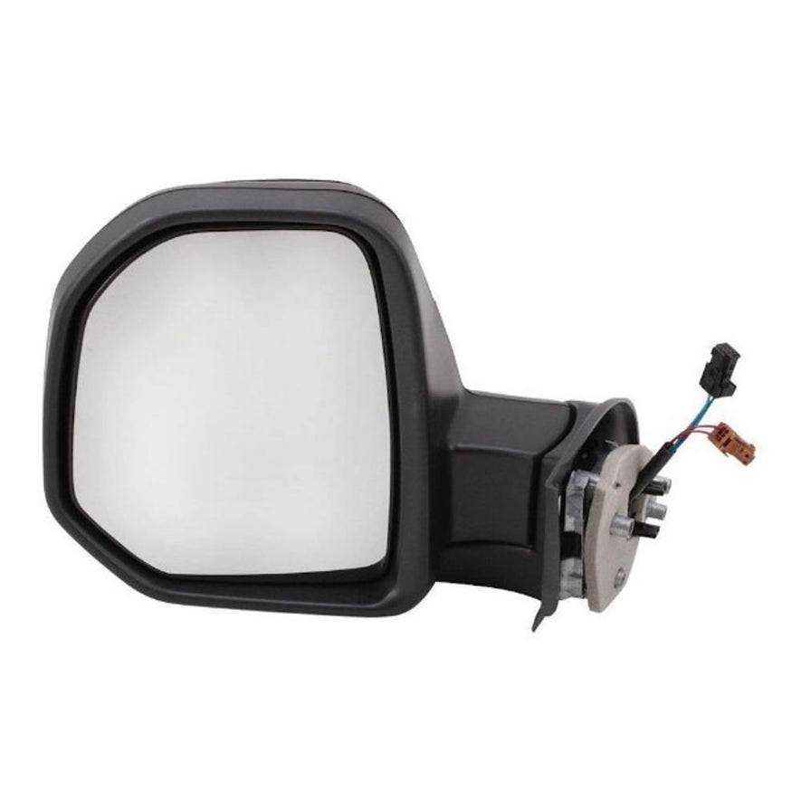 Citroen Berlingo 2008-2012 Door Wing Mirror Black Electric Heated Left Side - SparesHut