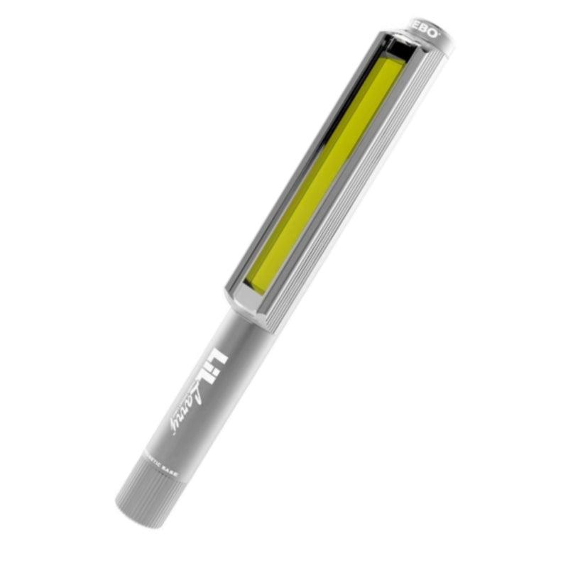 Nebo Lil Larry Silver Magnetic Work Torch Roadside Emergency White LED COB - Spares Hut