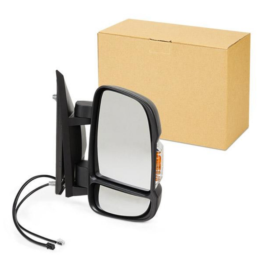 Peugeot Boxer 2006-2023 Short Arm Electric Wing Door Mirror Inc Temp Sensor