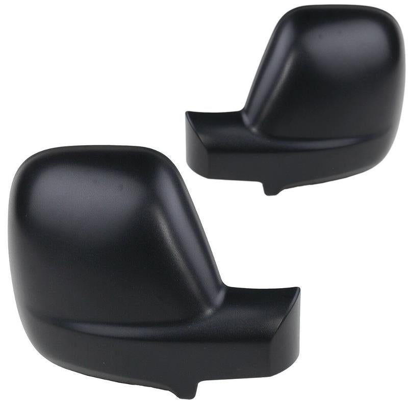 Peugeot Partner MK2 2012-2018 Black Door Wing Mirror Covers Pair Left & Right