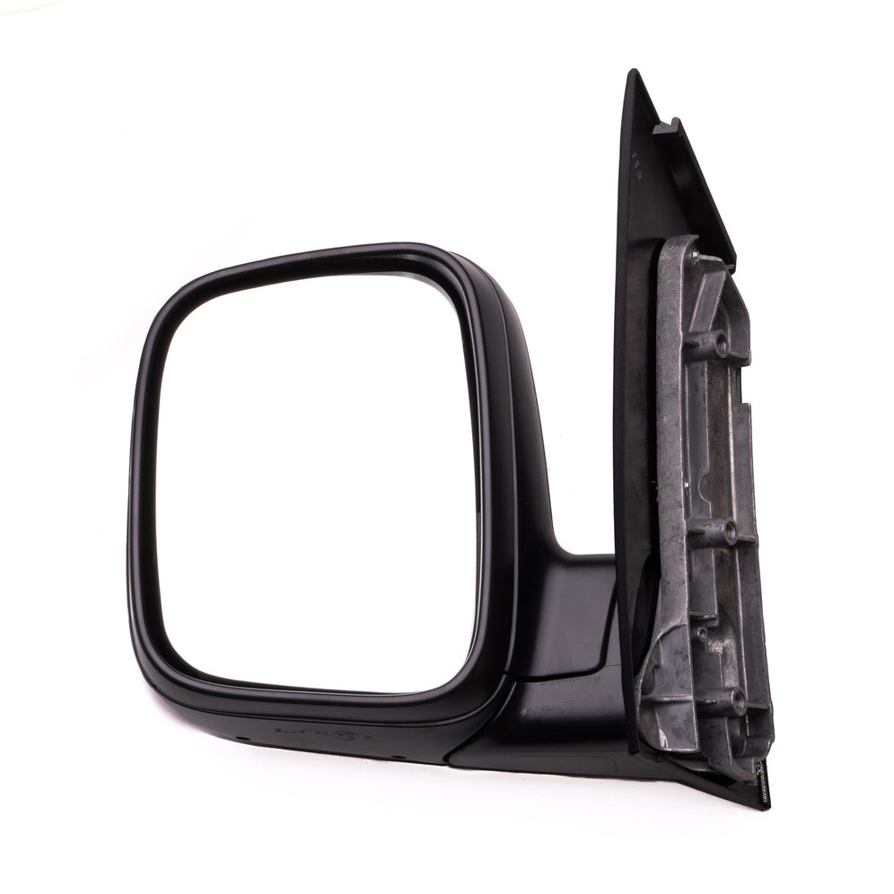 VW Caddy Van 2010-2016 Manual Black Door Wing  Mirror Left Side