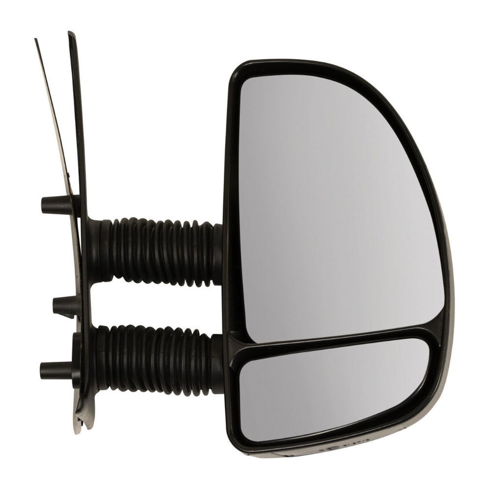 Peugeot Boxer 1998-2006 Manual Long Arm Black Wing Door Mirror Drivers Right