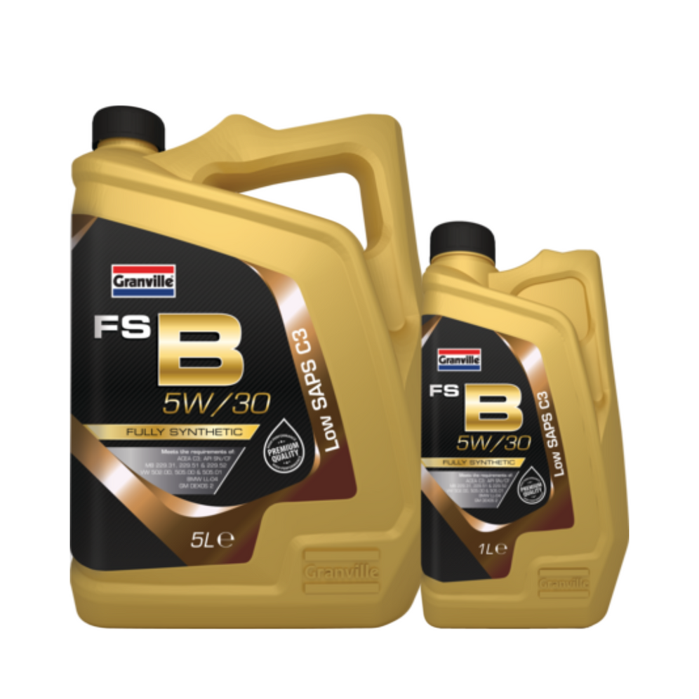 Car Engine Oil Granville FS-B SAE 5W30 C3 Fully Synthetic Low Saps 1L 1 Litre