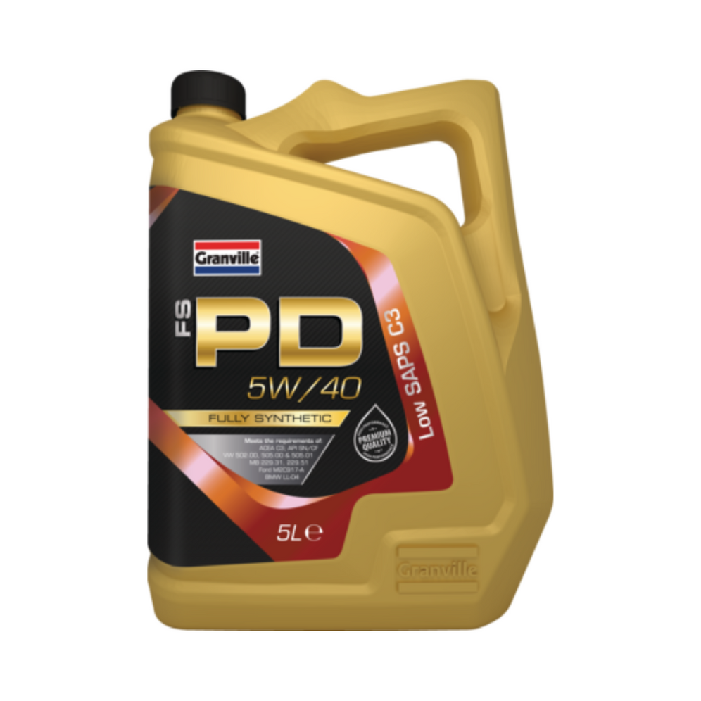 Car Engine Oil Granville FS-PD Diesel C3 SAE 5w40 Fully Synthetic 5L 5 Litre