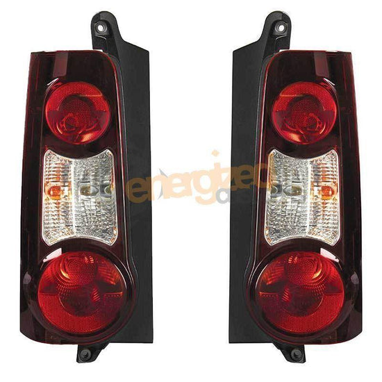 Peugeot Partner Twin Door 2012-2016 Rear Tail Lights Pair Left & Right - Spares Hut