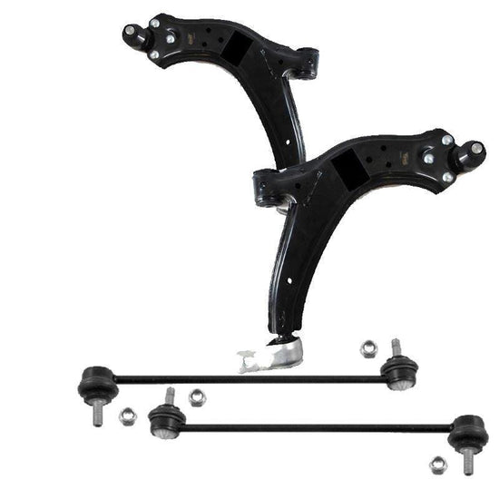 For Peugeot Partner 1996-2008 Front Lower Wishbones Arms and Drop Links Pair - Spares Hut