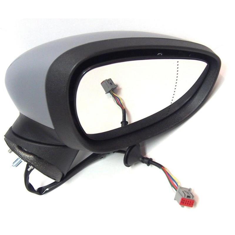 Ford Fiesta Mk7 2008-2012 Electric Wing Door Mirror Primed Cover Drivers Side - Spares Hut