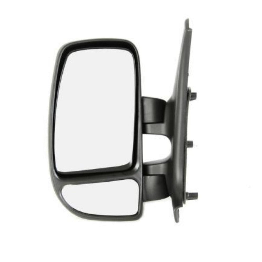 Nissan Interstar Van 2003-2011 Manual Black Wing Door Mirror Passenger Side N/S - Spares Hut