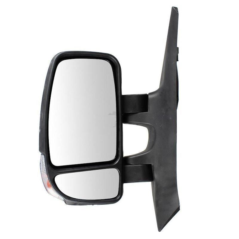Renault Master 2010-2016 Electric Black Indicator Wing Door Mirror Passenger Side - Spares Hut